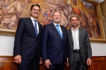 Treffen in Brixen: LH Kompatscher, Minister Rupprechter und LR Schuler (Foto: LPA/ohn)