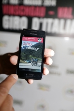 Smartphone-App "Giro Challenge Martelltal" auf der Smart City Exhibition 2015