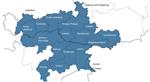 Das Interreg-Förderprogramm umfasst sechs Regionen mit 5,5 Millionen Einwohnern. Grafik: www.interreg.net