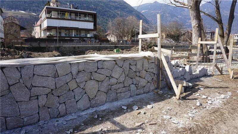 Wildbachverbauung verstärkt Hochwasserschutz an der Rienz in Brixen, Alle  News, News