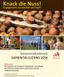Sommerakademie »SAPIENTIA LUDENS 2016« für die Grund-, Mittel- und Oberstufe