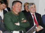 LR Hans Mayr und LR Florian Mussner beim Treffen in Bozen (FOTO:LPA/Inge Aster)