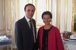 Landesrat Philipp Achammer traf heute in Wien mit Bildungsministerin Gabriele Heinisch-Hosek zusammen. Foto: LPA