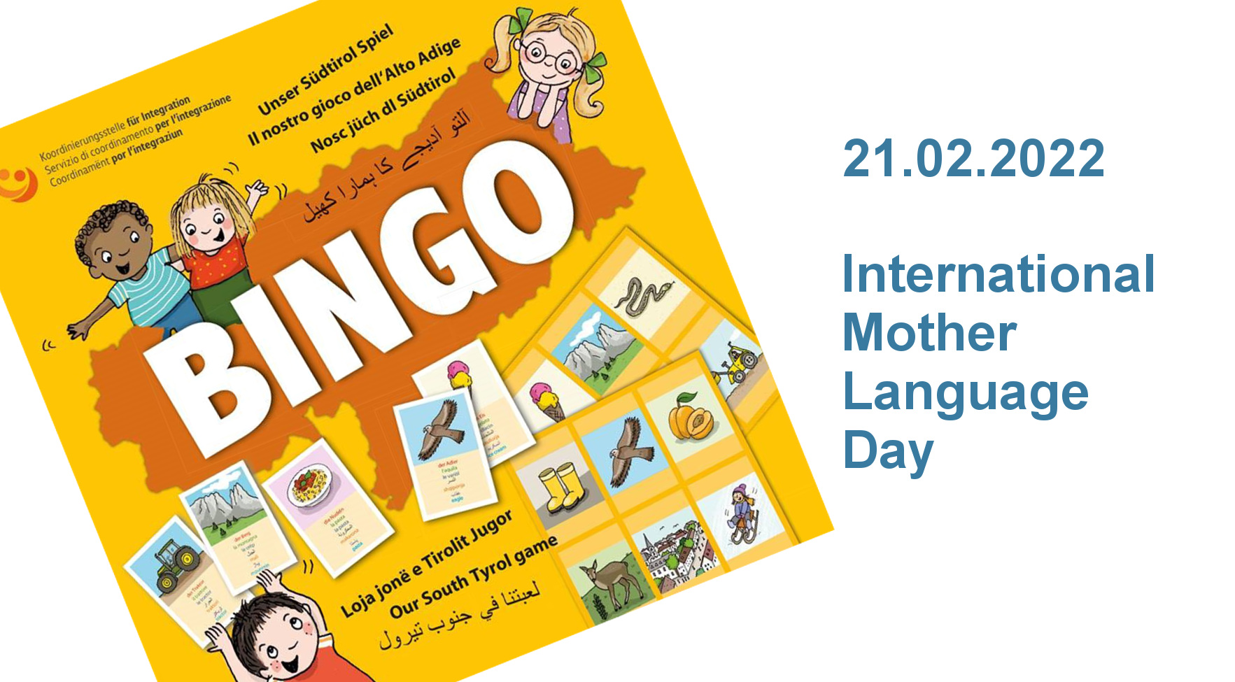 Bingospiel zum Internationalen Tag der Muttersprache 2022
