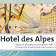 La copertina del libro "Hotel des Alpes"