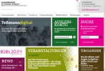 La nuova homepage della biblioteca provinciale Teßmann