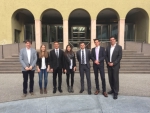 I rappresentanti delle Consulte degli studenti delle Province di Bolzano, Trento e del Tirolo 