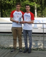 I due studenti Andrea Giaier e Mattia Litterini dell’Einaudi terzi classificati al concorso  "Texa Diagnosis Contest" 