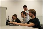 Gli studenti della 5aE indirizzo informatico del "Galilei" impegnati nella praparazione del portale LIBU.it