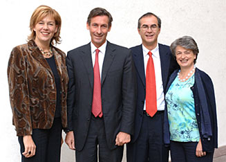 Foto Dr. Werner Frick, Luisa Gnecchi, Dr. Sabina Kasslatter Mur, Dr. Thomas Widmann