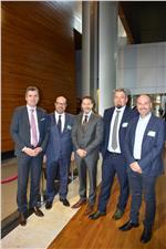 La delegazione regionale a Strarburgo composta da Herbert Dorfmann, Giuseppe Detomas, Alessandro Chiocchetti, Steiner e RiccardoZanoner