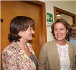 L’assessora Martha Stocker con la ministra, Beatrice Lorenzin 