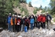 Il gruppo di scienziati in visita al Bletterbach