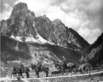 Immagine storica riferita alla 1a Guerra Mondiale (Foto: Archivio Istitut Ladin "Micura de Rü")