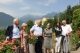 Besuch in den Gärten: Edmund und Karin Stoiber, LH Durnwalder, Luise van Staa, Angelika Pircher und Herwig van Staa.