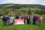 In Villnöss wurde Rudolf Nocker von Vertretern der Gemeinde, des Landes und der Stiftung UNESCO empfangen./Foto LPA