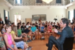 Landeshauptmann Kompatscher bei seinem Besuch im Summer Camp 2014