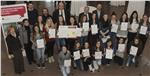 Die zweite Klasse der Fachschule für Hauswirtschaft und Ernährung Frankenberg hat heute den Hauptpreis des Schülerwettbewerbs zur politischen Bildung erhalten. Foto: Bundeszentrale für Politische Bildung