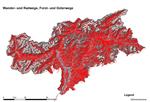 Wander- und Radwege, Forst- und Güterwege. Quelle: Ressort Land- und Fostwirtschaft