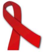 Die rote Schleife ist das internationale Symbol für HIV und Aids, aber auch für die Solidarität mit betroffenen Personen. 