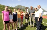 Tirols Sportreferent LHStv Geisler und Südtirols LRin Martha Stocker haben am vergangenen Wochenende das Euregio Sport Camp in Kühtai besucht.