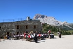 Konzert der Musikkapelle Toblach mit Uraufführung zum Dolomiten-Welterbe auf der Plätzwiese./Foto LPA