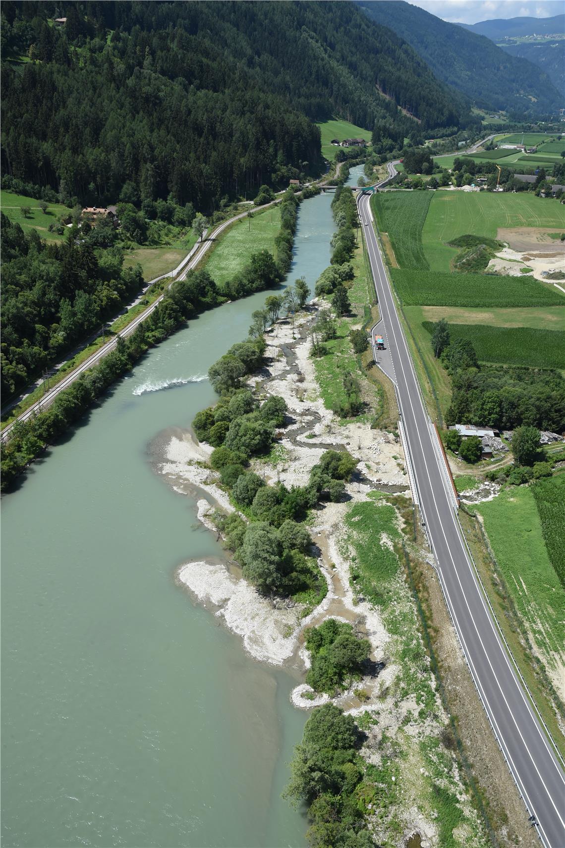 Wildbachverbauung verstärkt Hochwasserschutz an der Rienz in Brixen, Alle  News, News