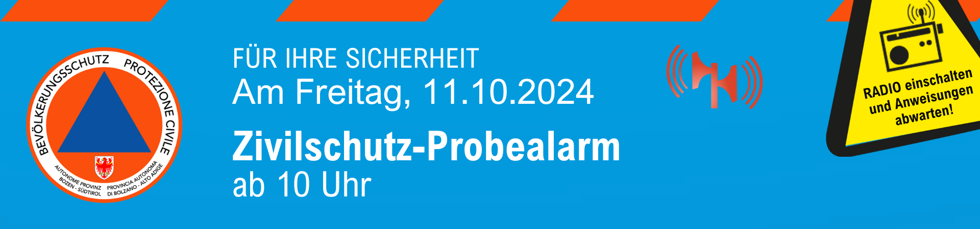 Zivilschutz - Probealarm