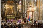 Der Wiener Stephansdom beim heutigen Requiem zu Ehren des früheren Außenministers Alois Mock. Foto: LPA/Österreich. Außeministerium