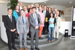 Eine Delegation des Referats Bildung und Sport der Stadt München hat heute ihren zweitägigen Informationsbesuch in Bozen abgeschlossen, im Bild mit Schulamtsleiter Höllrigl (ganz links) - Foto: LPA/Verena Hilber