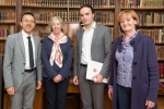 v.links:  LR Achammer mit Ministerin Giannini (2.v.l.), LR Tommasini und LRin Stocker