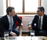 Landeshauptmann Arno Kompatscher hat heute in Wien den österreichischen Außenminister Kurz über den Besuch von Ministerpräsident Renzi in Bozen und die Autonomie-Agenda informiert - Foto: Außenministerium Wien