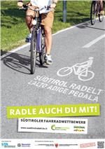 Der Fahrradwettbewerb "Südtirol radelt" hat die Kilometermillion geknackt