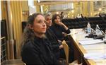 Sylvia Rainer, Martin Hafen und Christa Ladurner (v.l.n.r.) bei der heutigen Tagung im Palais Widmann