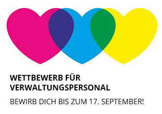 WETTBEWERB FÜR VERWALTUNGSPERSONAL - Bewirb dich bis zum 17. September! 